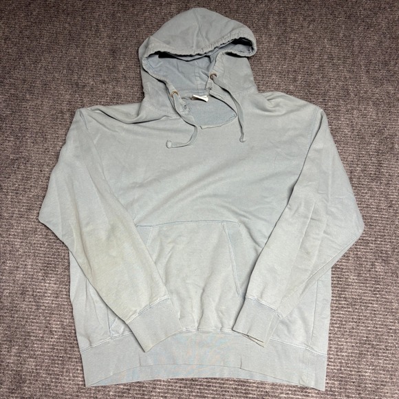 Majestic Other - Majestic Mens Light Blue Pullover Hoodie Casual Comfort Size Large‎